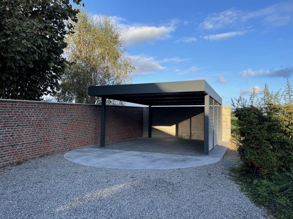 Carport en aluminium réalisé à Vernon 27200