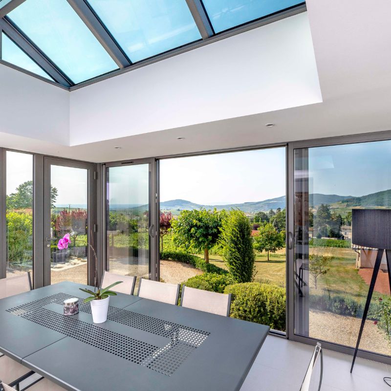 interieur veranda en aluminium
