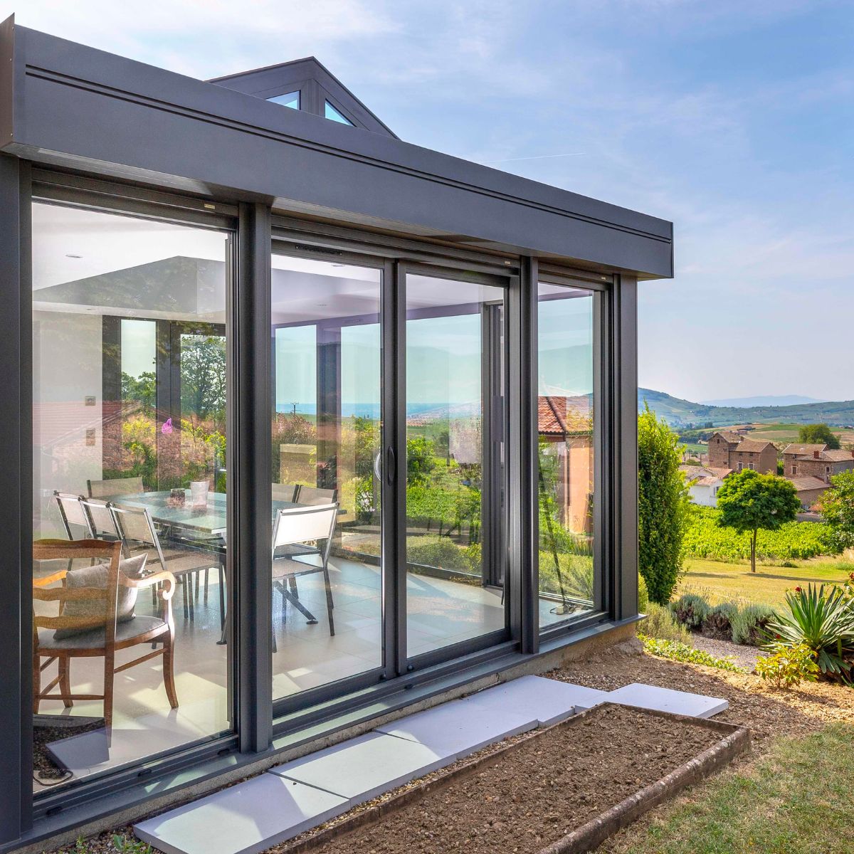 veranda en aluminium