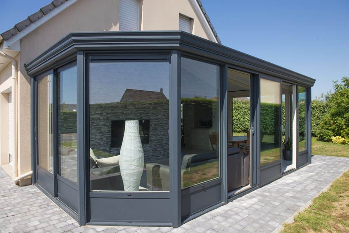 veranda en aluminium forme