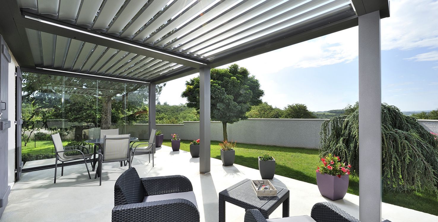 PERGOLA ADOSSEE SIR MESURE