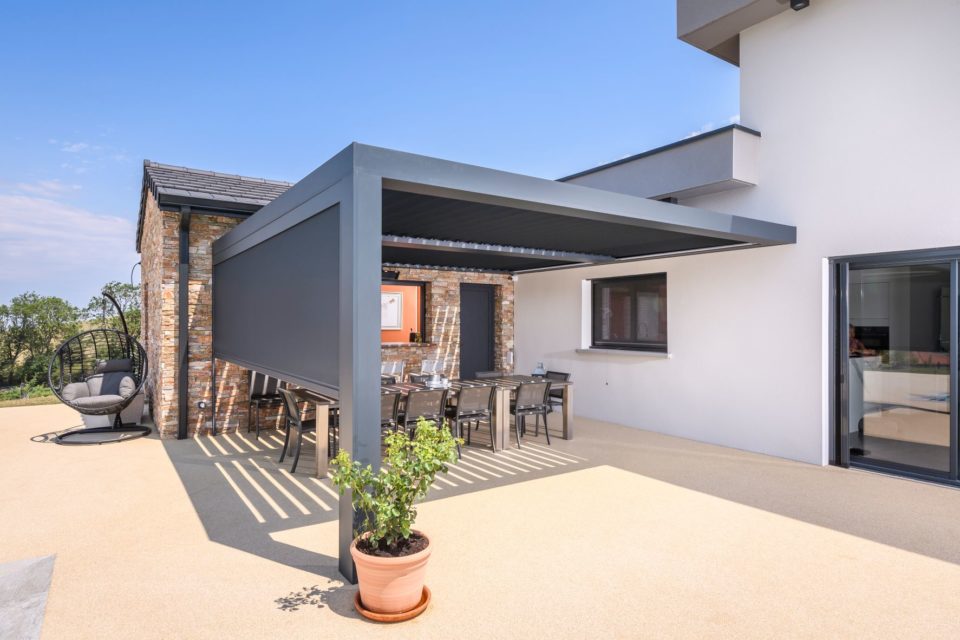pergola adossée