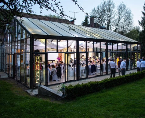 VERANDA VITREE SALLE DE RECEPTION